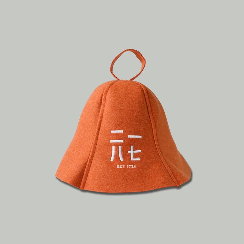 サウナハット【オレンジ】