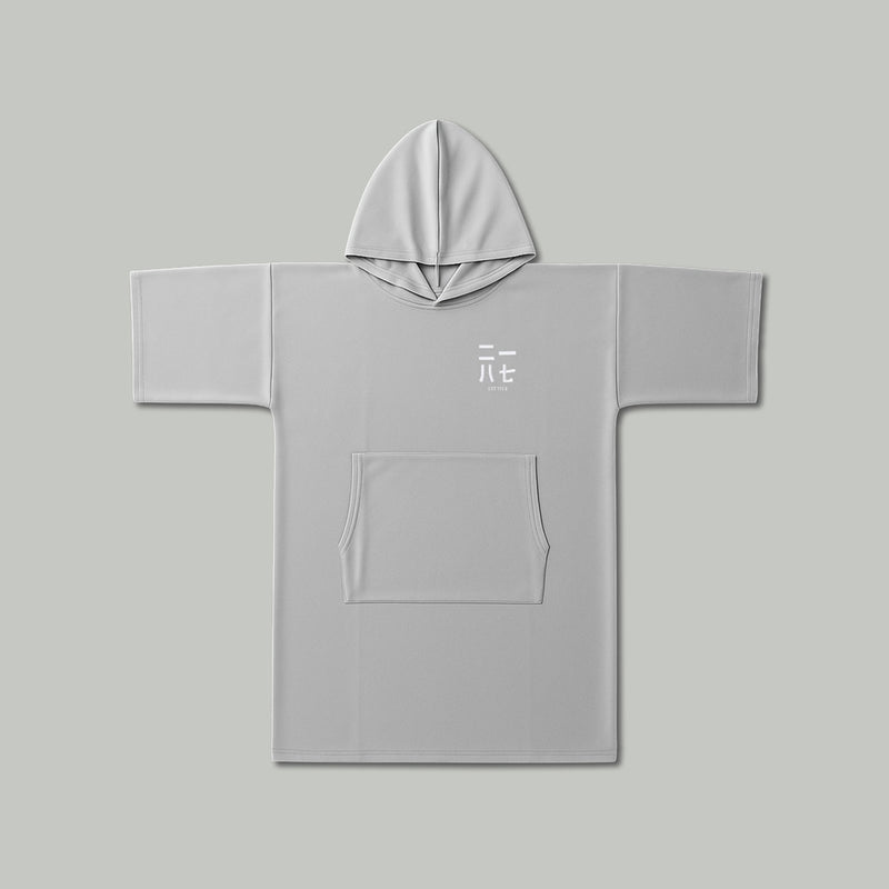 ポンチョ【ライトグレー】