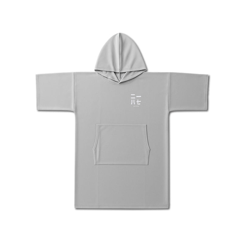 ポンチョ【ライトグレー】