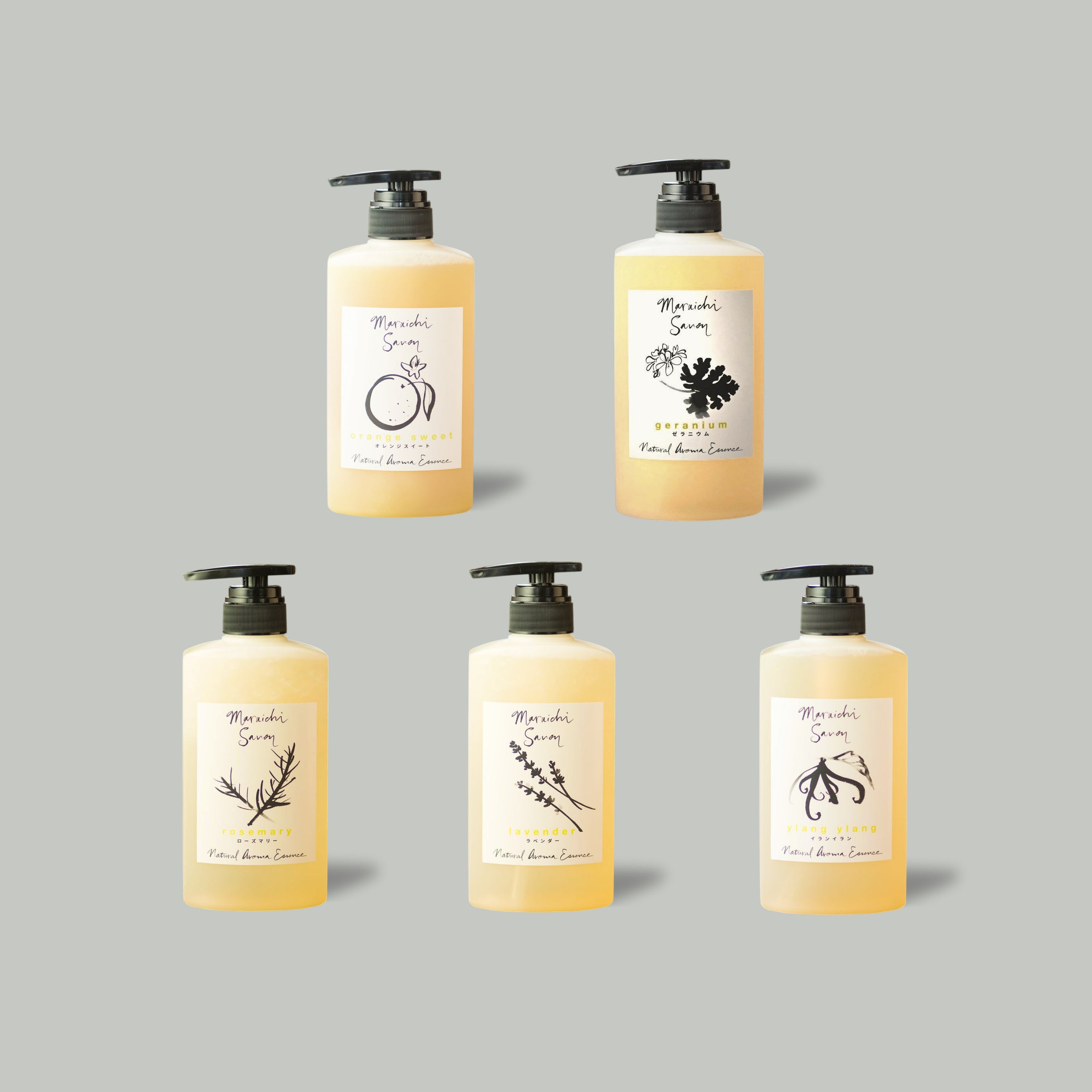 ナチュラルアロマソープ【イランイラン】520ml