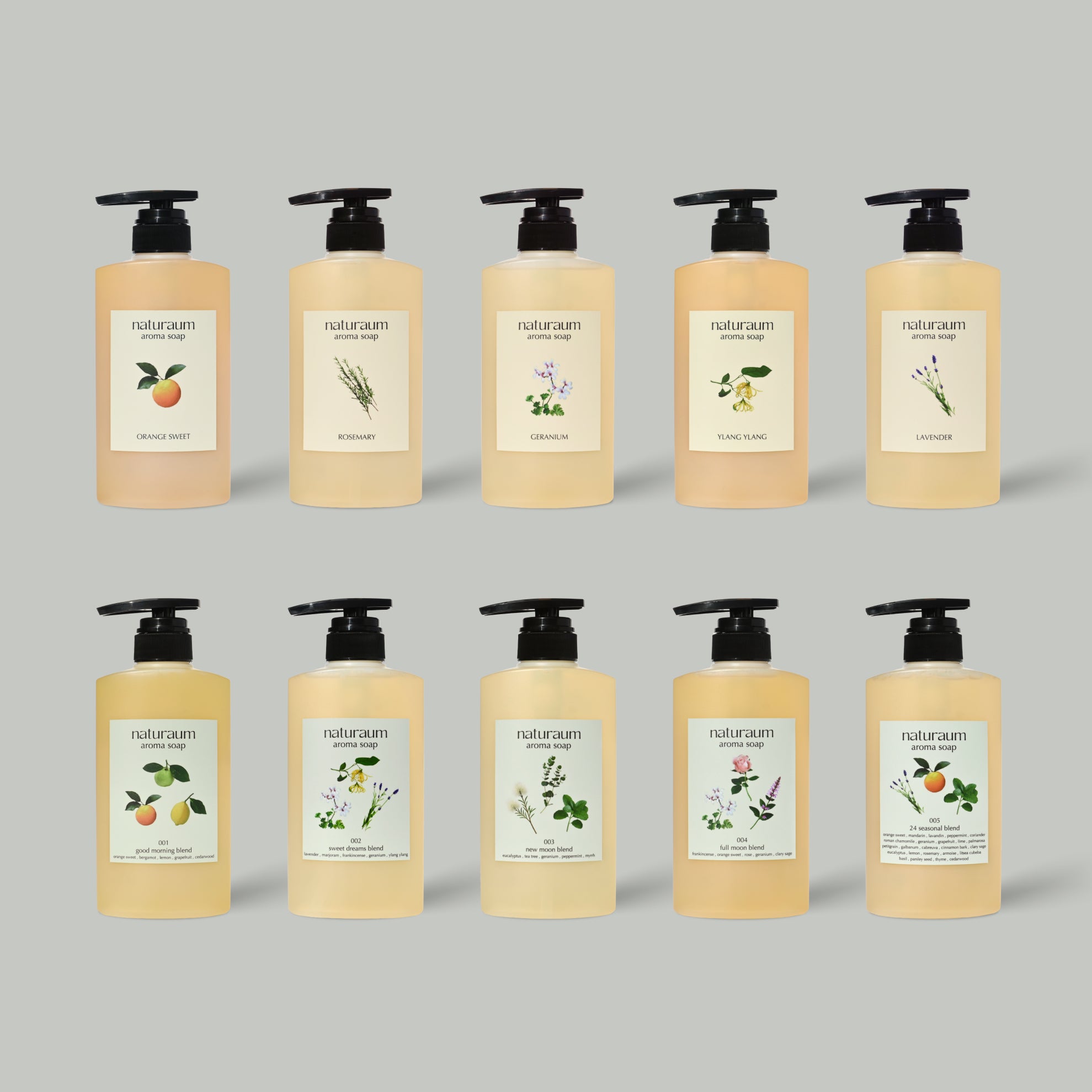 アロマソープ【001 おはようブレンド】520ml | naturaum